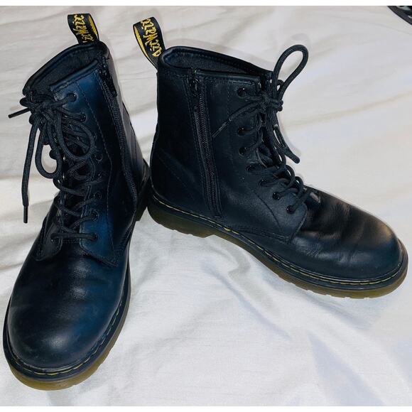 Doc Martens Youth 1460 Softy T Leather Lace Up Boots - Size 6M (EU 38) - Picture 2 of 11